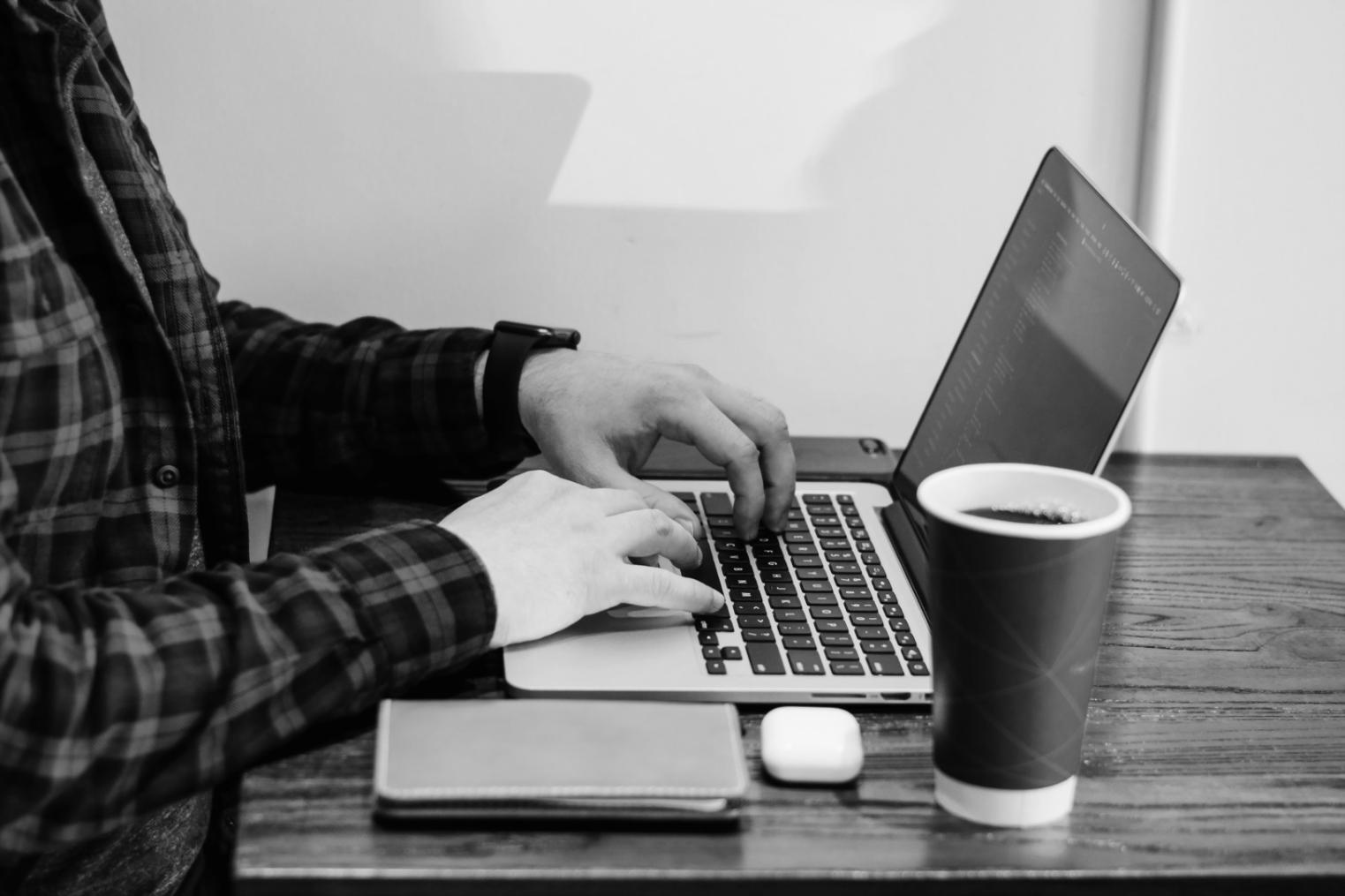 Professional working on financial analysis